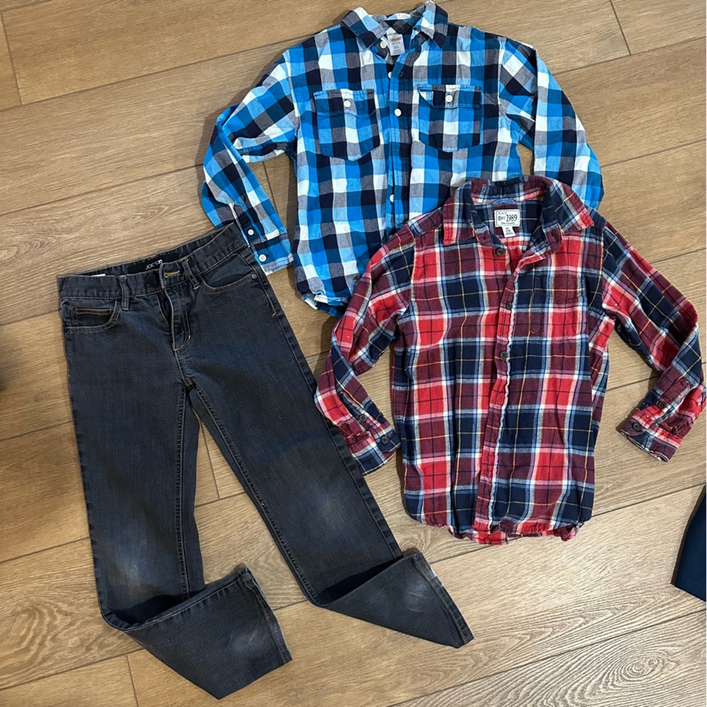 Shirt Jeans Bundle Size 7/8